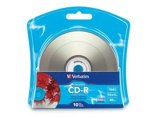 Verbatim 96933 CD Recordable Media   CD R   52x   700 MB   10 Pack Blister