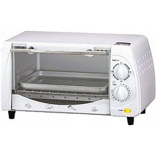Brentwood 9 Liter 4 Slice 700 W Toaster Oven Boiler, White
