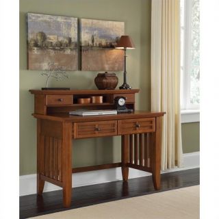 Home Styles Arts & Crafts Student Desk & Hutch in Cottage Oak   5180 162