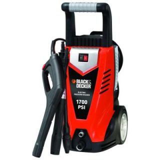 BLACK+DECKER 1700 PSI 1.4 GPM Electric Pressure Washer 11BDE 210