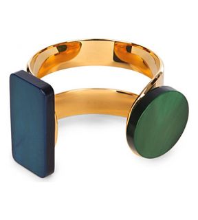 MARNI   Gold toned horn cuff