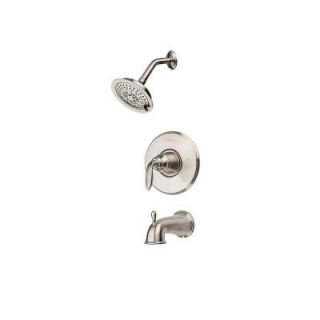 Pfister Avalon Single Handle 5 Spray Tub and Shower Faucet Trim Kit in Brushed Nickel (Valve Not Included) R89 8CBK