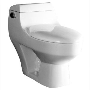 Ariel Bath TB108M Contemporary European Toilet   White   Single Flush