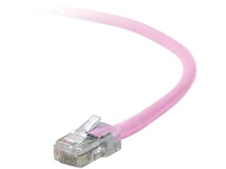 BELKIN A3L791 10 PNK S 10 ft. Cat 5E Pink UTP Patch Cable