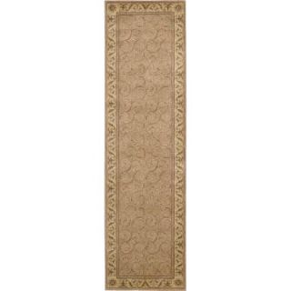 Nourison Rug Boutique Scrollwork Peach 2 ft. 3 in. x 8 ft. Rug Runner 824011