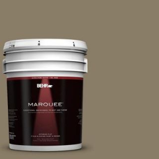 BEHR MARQUEE 5 gal. #N330 6 Lagoon Moss Flat Exterior Paint 445305