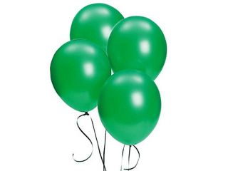10 x The Elixir Party Dark Green Latex Birthday Graduation Party 12" Decoration Balloons