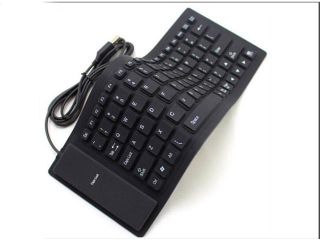 Fold Waterproof Portable USB silicone Keyboard Mini keypad for PC mac game computer notebook laptop gamer for ipad