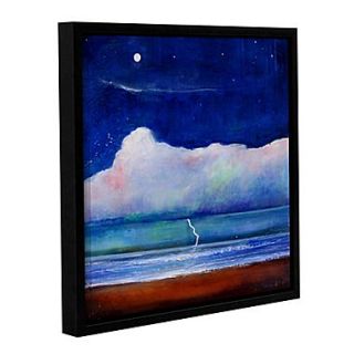 ArtWall Stormy Sea Gallery Wrapped Canvas 36 x 36 Floater Framed (0gro050a3636f)