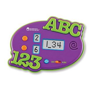 Learning Resources Electronic Flash Card, ABC & 123