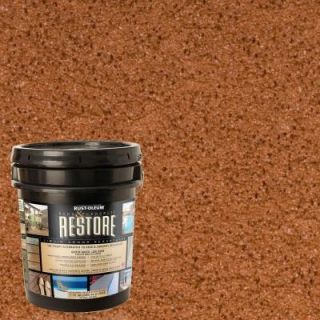 Rust Oleum Restore 4 gal. Redwood Deck and Concrete 10X Resurfacer 46545