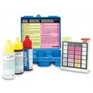 Taylor Technologies K 1003 12 Pool Test Kit, Trouble Shooter Kit For Total Alkalinity, Bromine & Chlorine