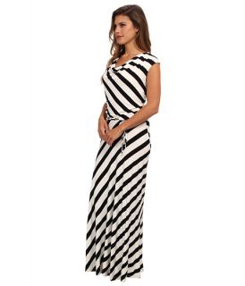 calvin klein stripe maxi dress, Clothing, Women