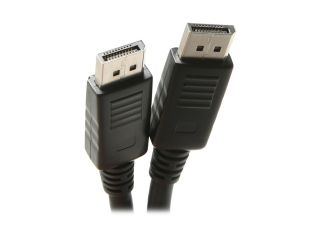 BYTECC DP 06K 6 ft. Black DisplayPort male to DisplayPort male DisplayPort Male to Male Audio / Video Cable M M
