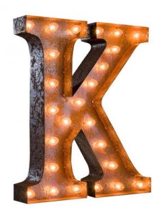 24" Letter K Marquee Light by Vintage Marquee Lights