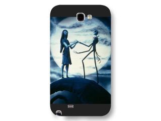 Onelee Customized Disney Series Case for Samsung Galaxy Note 2, The Nightmare Before Christmas Samsung Galaxy Note 2 Case, Only Fit for Samsung Galaxy Note 2 (Black Frosted Shell)