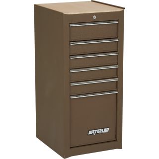 Waterloo 16in. 6-Drawer Hanging Side Toolbox — 16in.W x 18in.D x 35 1/2in.H, Model# 70156B