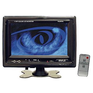Pyle PLHR76 7 Widescreen LCD Mobile Video Monitor With Headrest Shroud