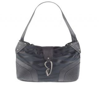 Jessica Simpson Jimmy Zebra Print Top Zip Handbag —