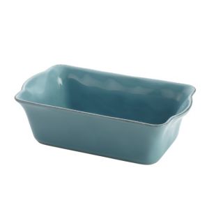 Rachael Ray Cucina Stoneware Agave Blue 9 x 5 Loaf Pan