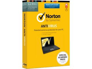 Symantec Norton AntiVirus 2014 Academic   3 PCs 