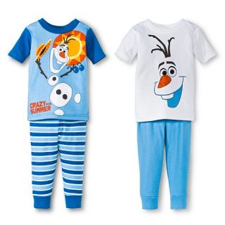 Disney® Frozen Toddler Boys 4 Piece Mix & Match Olaf Pajama Set