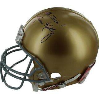 Steiner Sports Brian Kelly Signed Notre Dame Full Size Helmet with “Go Ir   7342252
