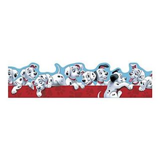 Eureka PreK   12th Grade Puppies Extra Wide Cut Deco Trim, 101 Dalmatians