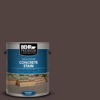 BEHR Premium 1 Gal. #PFC 25 Dark Walnut Solid Color Concrete Stain 83001