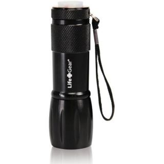 Life Gear Mini Max LED Flashlight with Red Tail Emergency Flasher