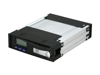 ICY DOCK MB122SKGF 1B 5.25" SATA Mobile Rack Removable Hard Drive kit with LCD Display short version