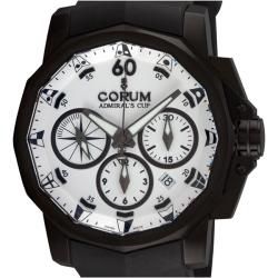 Corum Mens Admirals Cup Challenge 44 Black PVD Chronograph Watch