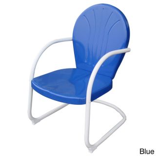 AmeriHome Retro Style Metal Lawn Chair   15422183  