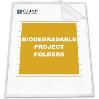 C Line Specialty Project Folders   Letter   8.50" Width x 11" Length Sheet Size   100 Sheet Capacity   Polypropylene   C