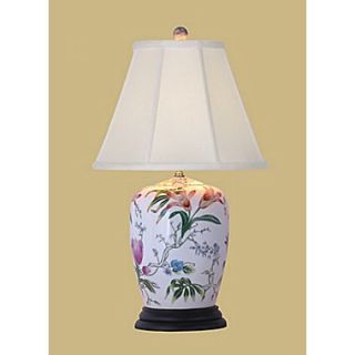 East Enterprises Inc 25.5 H Jar Table Lamp with Empire Shade