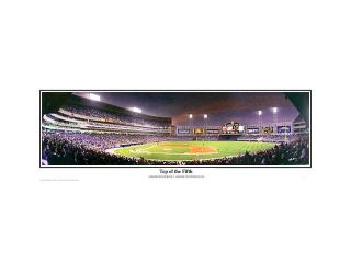 MLB Baseball 1997 Chicago White Sox Comisky Park Top of the Fifth   13.5x39 Panoramic Poster with Black Metal Frame #2008