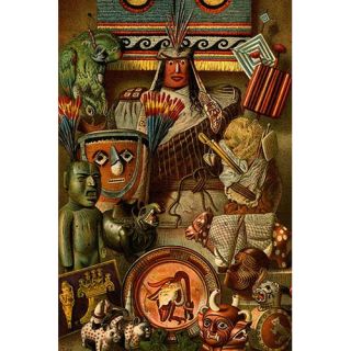 Buyenlarge South American Indian Antiquities by F.W. Kuhnert Wall