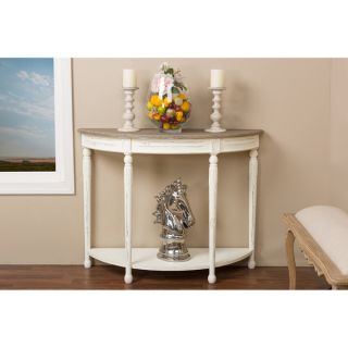Bourbonnais Wood Traditional French Console Table