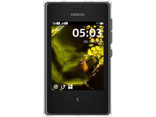 Nokia Asha 503 Black Unlocked Dual Sim Cell Phone 3.0"