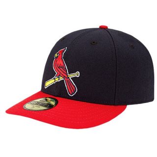 New Era MLB 59Fifty Low Profile Authentic Cap   Mens   Baseball   Accessories   St. Louis Cardinals   Navy/Red
