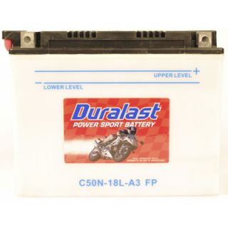 Duralast/12 Volt conventional CB series powersport battery C50 N18L A3FP   Duralast #C50 N18L A3FP