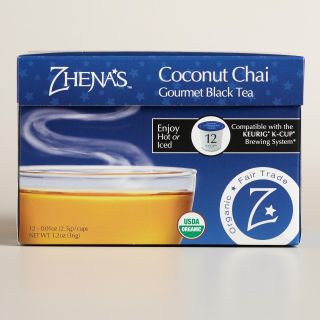 Zhenas Gypsy Tea Coconut Chai Tea Single Serve Cups