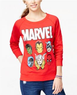 Freeze 24 7 Juniors Marvel Comics Graphic Reversible Sweatshirt