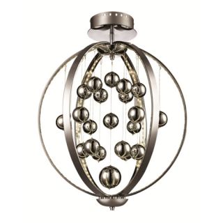 Ornamental Globe 1 Light Semi Flush Mount by TransGlobe Lighting