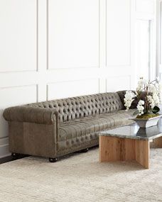 Old Hickory Tannery Wiley Leather Sofa