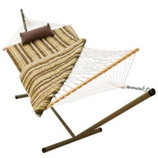 Algoma Rope Stand Alone Hammock With Pillow