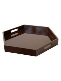 Lacquer Hexagon Tray by Jonathan Adler