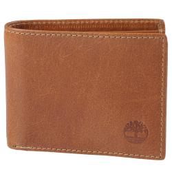 Timberland Mens Textured Slimfold Passcase Wallet  