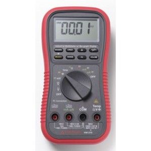 Amprobe AM 270 Industrial Multimeter, Test Lead (Pair), K Type Thermocouple w/ Banana Plug, Battery, User Manual