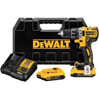 DEWALT 20 Volt Max XR Lithium Ion 1/2 in. Cordless Brushless Compact Drill/Driver Kit DCD791D2